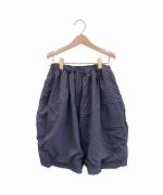 ポリエステルライトタフタ・高温高圧製品染め　ワイドショートパンツ