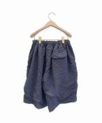 ポリエステルライトタフタ・高温高圧製品染め　ワイドショートパンツ