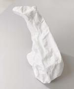 ハードスターチコットン・1/80タイプライター　オブジェ くま？