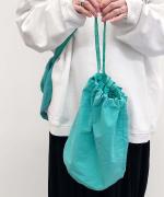 ナイロンタッサー・ガーメントダイ　巾着-4　/HB