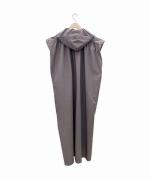 Sleeveless Hooded Shirts Dress - Cambric
