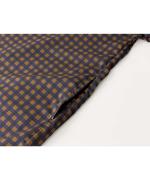 Half Sleeve Long Smock Dress - Gingham Print