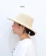 Hippie long brim/レディースパナマハット