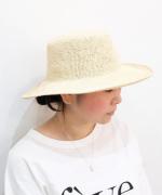 Hippie long brim/レディースパナマハット