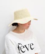 Hippie long brim/レディースパナマハット