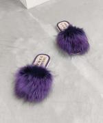 FAUX FUR SLIPPERS