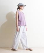 リネンコットン　タンクトップ