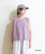 リネンコットン　タンクトップ