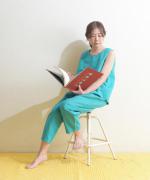 リネンコットン　タンクトップ