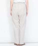 リネンコットン　テーパードパンツ
