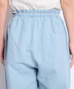 リネンコットン　テーパードパンツ