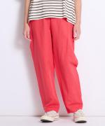 リネンコットン　テーパードパンツ