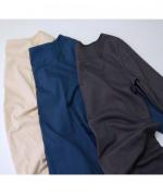 コットンシルクインナー　ロングスリーブ