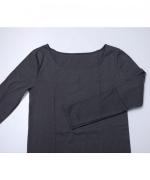 コットンシルクインナー　ロングスリーブ