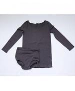 コットンシルクインナー　ロングスリーブ