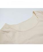 コットンシルクインナー　ロングスリーブ