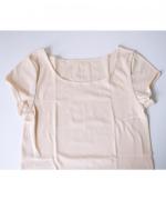 コットンシルクインナー　フレンチスリーブ