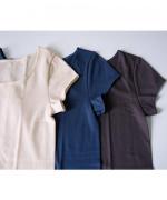 コットンシルクインナー　フレンチスリーブ