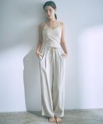 コットンシルクインナー　パッド付きキャミソール