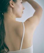 コットンシルクインナー　パッド付きキャミソール