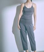 コットンシルクインナー　パッド付きキャミソール