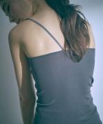 コットンシルクインナー　パッド付きキャミソール