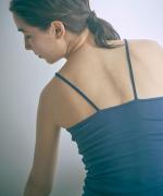 コットンシルクインナー　パッド付きキャミソール