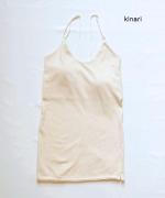 コットンシルクインナー　パッド付きキャミソール