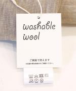 merino washable wool タートルネック