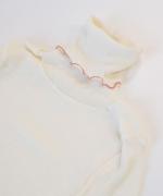 merino washable wool タートルネック