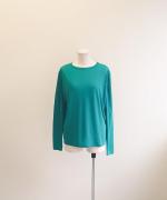 flow cotton silk　ロングスリーブT