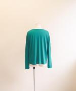 flow cotton silk　ロングスリーブT