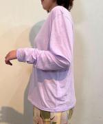 flow cotton silk　ロングスリーブT