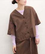 flow cotton silk　ロングスリーブT