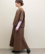 flow cotton silk　ロングスリーブT