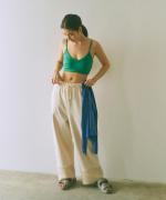 organic&russel イージーパンツ