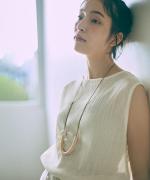 wrinkled cotton ロングタンクトップ 