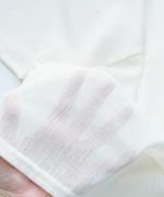 wrinkled cotton ロングタンクトップ 