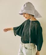 wrinkled cotton ラグランプルオーバー