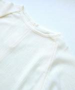 wrinkled cotton ラグランプルオーバー