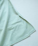 wrinkled cotton バックシアーワンピース