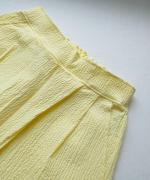 bumpy cotton ラップパンツ