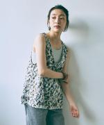 biotop printing ラウンドタンクトップ