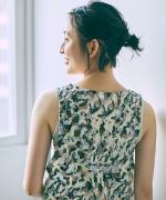 biotop printing ラウンドタンクトップ