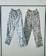 biotop printing イージーテーパードパンツ