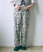 biotop printing イージーテーパードパンツ