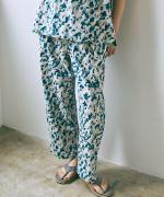 biotop printing イージーテーパードパンツ