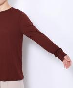flow cotton silk　ロングスリーブT