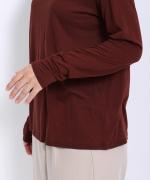 flow cotton silk　ロングスリーブT