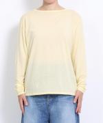 flow cotton silk　ロングスリーブT